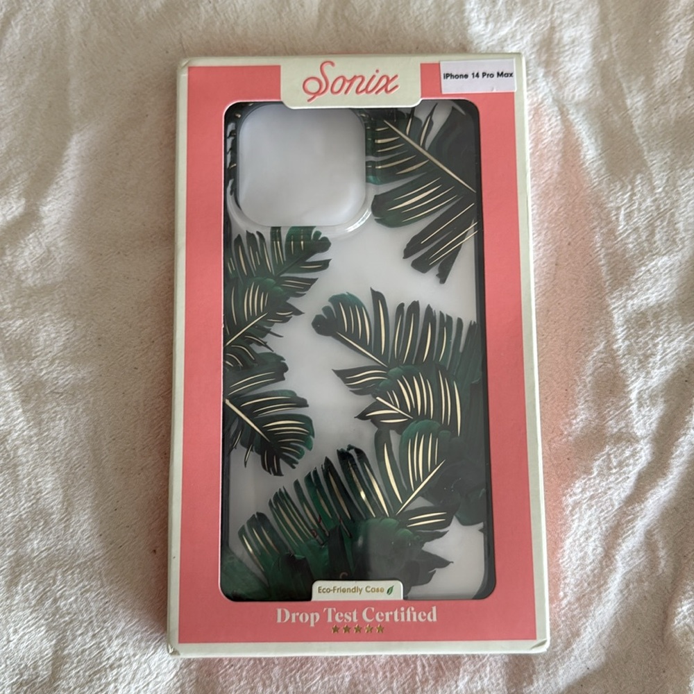 Sonix iPhone 14 Pro Max Case - Bahamas Palm Print